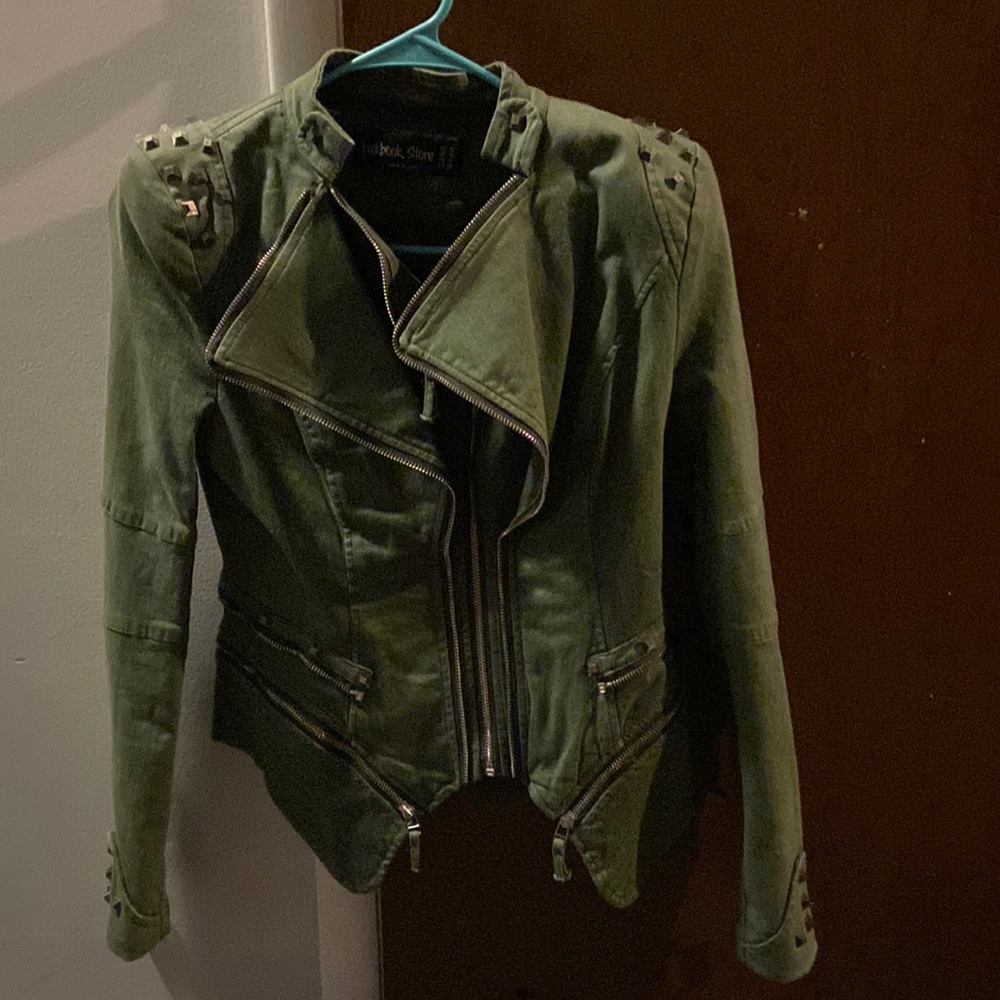 Dark green jacket